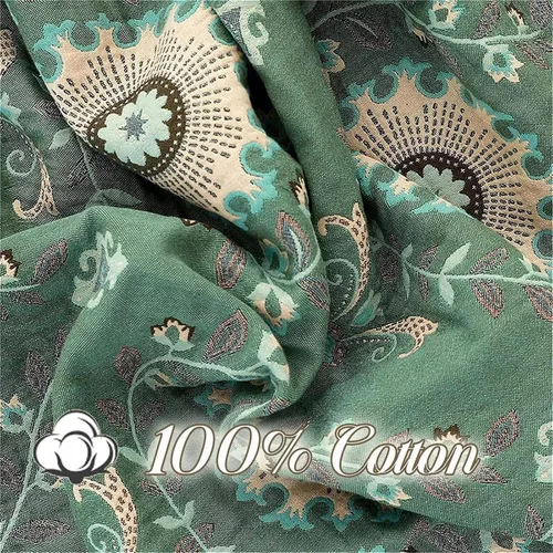 Vista 52 de MSGKV - Manta bohemia/primaveral de algodón para sofá y sala de estar, de gasa acogedora, de 50 x 60 pulgadas 50"x60" Cotton Throw, Woven Bird