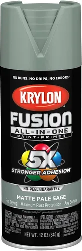 Vista 20 de Krylon Fusion - Pintura en aerosol adhesiva todo en uno para uso en interiores y exteriores, 12 onzas, vidrio de playa