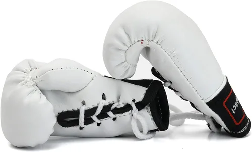 Vista 3 de Pro Impact Mini guantes de boxeo – Guantes de boxeo en miniatura – Decoración colgante o exhibición de recuerdo – para uso doméstico y coche – 1 par