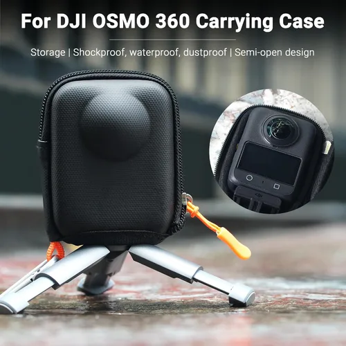Vista 3 de Osmo 360 - Funda para accesorios DJI Osmo 360, con protector de pantalla Estuche rígido de almacenamiento de viaje compatible con protector