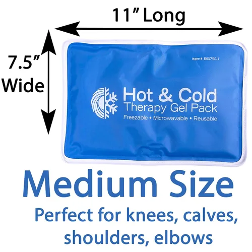Vista 5 de Roscoe Medical Paquetes de hielo de gel para lesiones reutilizables y paquetes fríos para lesiones reutilizables, paquete de hielo de hombro