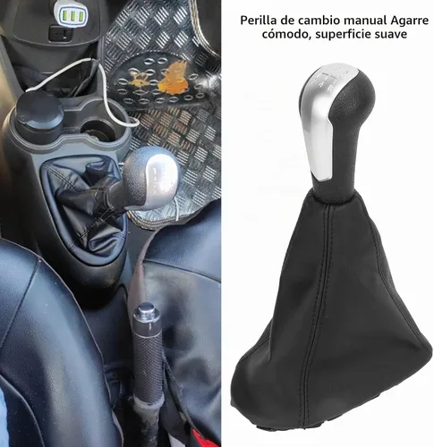 Vista 7 de OUKENS - Pomo de palanca de cambios manual de repuesto para Chevy Spark 2011-2016, cabezal ergonómico de plástico ABS, accesorio interior de coche