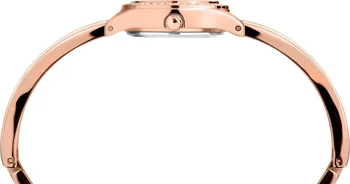 Vista 2 de Timex Conjunto de regalo de reloj y pulsera de cristal de 0.748 in para mujer