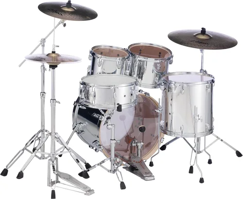 Vista 4 de Pearl Exportar Modelpiece Drum Set ESPEJO CROMADO
