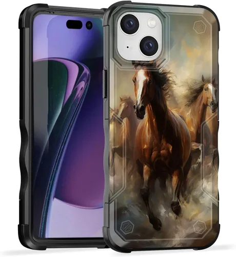 Vista 38 de Funda para iPhone Air, [doble capa] [protección contra caídas de grado militar de 10 pies] Funda resistente a prueba de golpes para iPhone Air