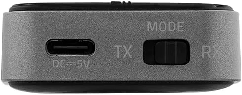 Vista 6 de DS18 BTR2D - Receptor transmisor inalámbrico Bluetooth 5.0 2 en 1 para automóvil, hogar, TV, PC, auriculares, dispositivos duales simultáneamente