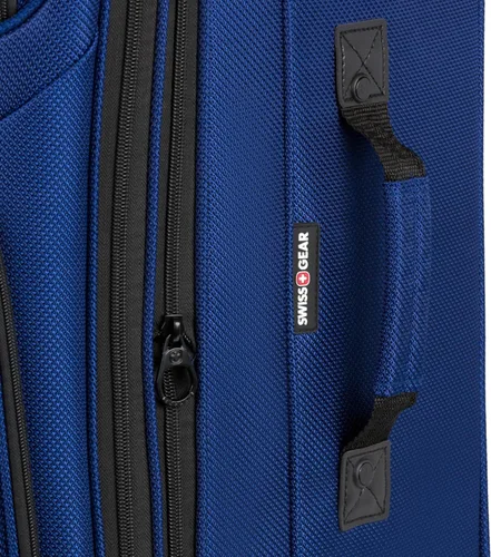 Vista 68 de SwissGear - Equipaje suave expandible Sion con ruedas, Negro