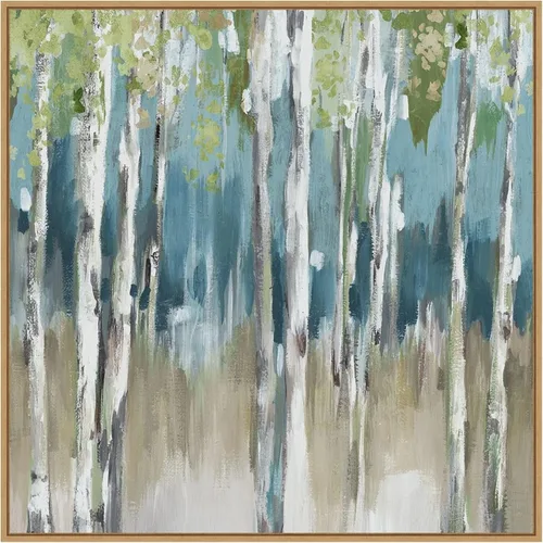 Vista 20 de Amanti Art Lienzo enmarcado para pared, 16 x 16 pulgadas, Lost Within by Lera, lienzo enmarcado para pared, obras de arte de paisajes, decoración