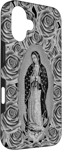 Vista 83 de Funda para iPhone 11 Nuestra Señora Virgen De Guadalupe Virgen María Floral