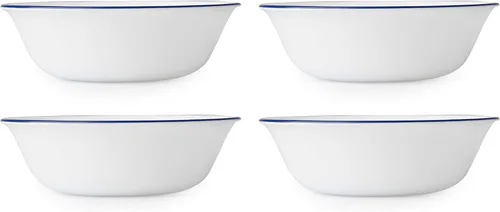 Vista 2 de Corelle Livingware Ocean Blues - Tazón para sopa/cereales de 18 onzas (juego de 4)