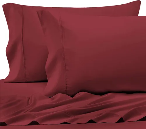 Vista 99 de Juego de 2 fundas de almohada de 100 % algodón puro, tamaño King, color plateado, lujosas fundas de almohada de algodón de fibra larga de 400 hilos