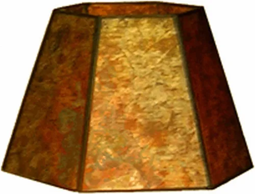 Vista 3 de Upgradelights Reemplazo de pantalla de lámpara de mica de puente uno de 12 pulgadas para lámparas de pie 7x12x7.5