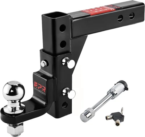 Vista 8 de OPENROAD Extensión de enganche de remolque, longitud del extensor de enganche de 12 pulgadas para extensor de tubo receptor de 2 pulgadas, 5000