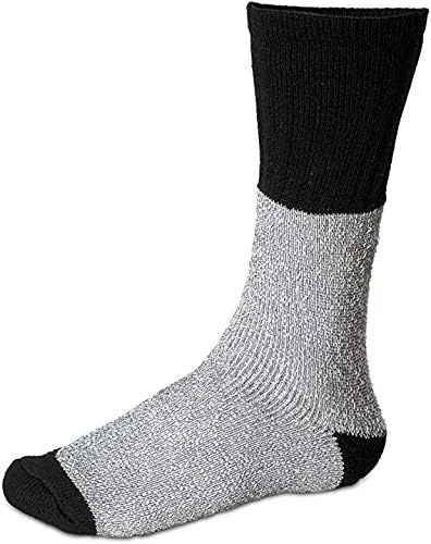 Vista 4 de Diamond Star Calcetines térmicos de invierno para hombres y mujeres, calcetines aislados, para clima frío, botas cálidas, paquete de 6 o 12 pares