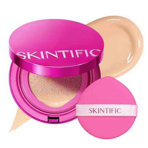Vista 19 de SKINTIFIC - Base de cojín rosa natural brillante 00 porcelana