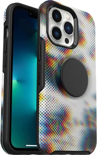 Vista 10 de OtterBox + Pop Symmetry Series Funda para iPhone 13 Pro (solamente) Embalaje no minorista (Berry Flow)