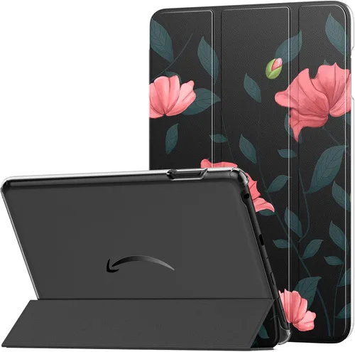 Vista 21 de MoKo Funda para tablet Amazon Kindle Fire HD 8 y 8 Plus (12ª generación/10ª generación, versión 2024/2022/2020) de 8 pulgadas, cubierta de soporte