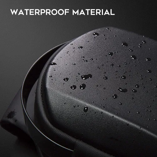 Vista 3 de BANGE Bolso bandolera impermeable para senderismo y viajes, mochila cruzada de protección segura