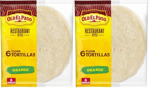 Vista 11 de Old El Paso Tortillas de harina grande estilo restaurante, 6 unidades (paquete de 5)