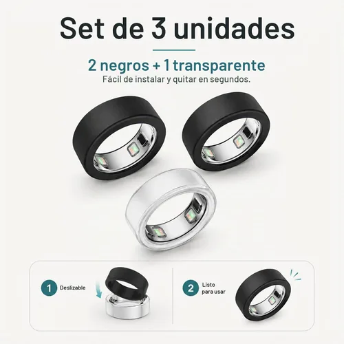 Vista 7 de Compaitble con anillo Oura Gen 5 cubierta