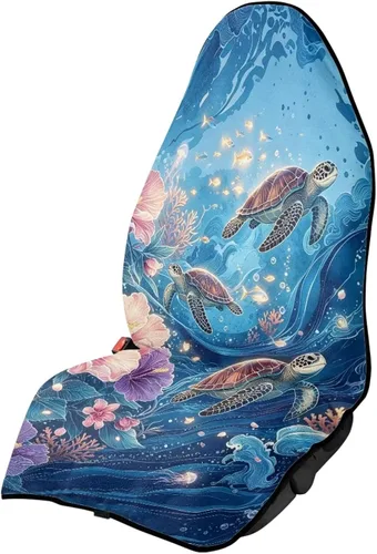 Vista 43 de Fundas de Asiento de Coche con Diseño de Sudadera de Girasol y Bandera Estadounidense para Coche, Camión, SUVs, Protector de Asiento Impermeable