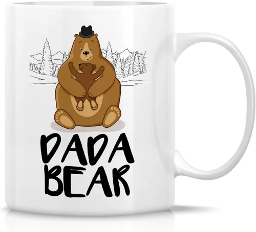 Vista 17 de Retreez - Taza divertida con texto en inglés "No. 1 Dad", 325 ml, tazas de cerámica, mensajes divertidos, sarcásticos, motivacionales, regalos