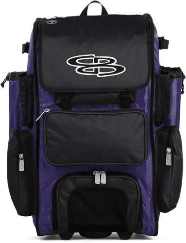 Vista 59 de Boombah Rolling Superpack - Bolsa para equipo de béisbol/sóftbol, varios colores, mango telescópico y capacidad para 4 murciélagos, versión