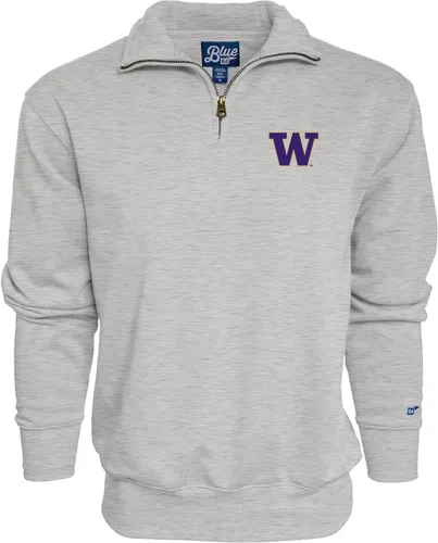 Vista 75 de Blue 84 Sudadera con cremallera de un cuarto para hombre de la NCAA