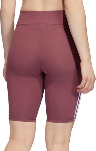 Vista 2 de adidas Pantalones cortos de ciclismo de 3 rayas Sportswear Essentials para mujer