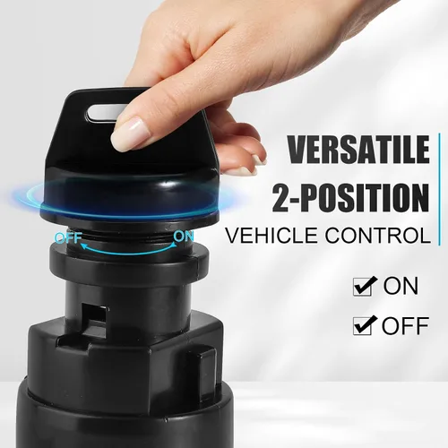 Vista 2 de Interruptor de llave de encendido compatible con Yamaha Warrior 350 Big Bear Tracker Wolverine Banshee Moto 4 Kodiak 400 Timberwolf 250 Raptor 50