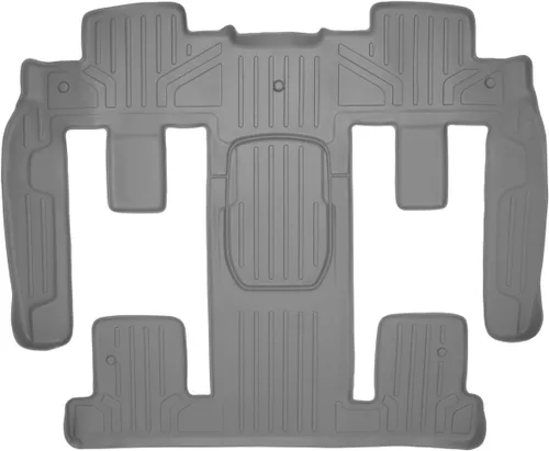 Vista 38 de SMARTLINER Juego de alfombrillas de piso de 2 filas compatibles con Chevrolet Traverse 2011-2017