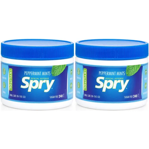 Vista 10 de Spry Xylitol Berry Blast - Caramelos sin azúcar, promueve la salud oral, aumenta la producción de saliva, detiene el mal aliento, sin OMG, sin