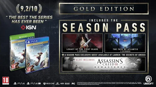 Vista 2 de Assassins Creed Odyssey Gold Edition (PS4)