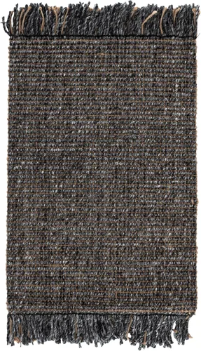 Vista 25 de SAFAVIEH Natural Fiber Collection - Alfombra decorativa de 2 x 3 pies, carbón y natural, yute tejido a mano, ideal para zonas de alto tráfico