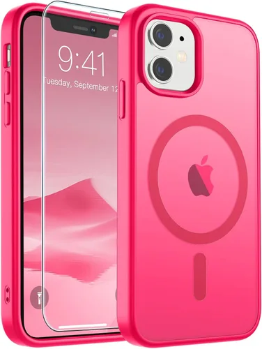 Vista 148 de SUPFINE Funda magnética para iPhone SE 2022 (3ª)/2020 (2ª), iPhone 8 (compatible con MagSafe) (protección contra caídas de grado militar), funda