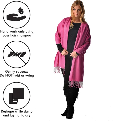 Vista 8 de Pashmina - Envoltura de seda para mujer