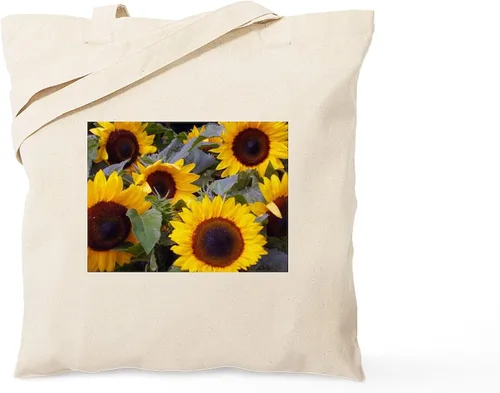 Vista 8 de CafePress COPD Hope - Bolsa de mano de girasol de lona natural, bolsa de compras reutilizable