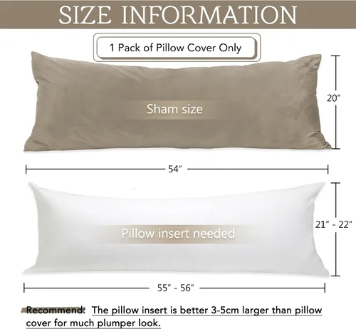 Vista 2 de StangH - Funda de almohada de terciopelo suave, 1 pieza Hidden Zipper, Skin Friendly, for Sleep and Relax, Neutral Home Decor, Sofa, Living Room