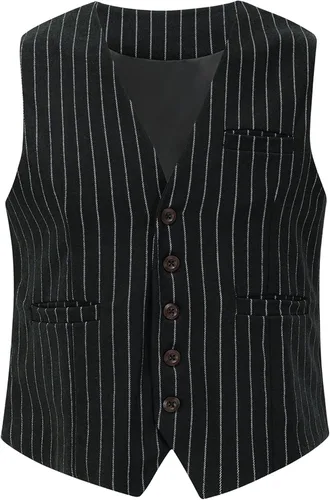 Vista 3 de EBYTOP Disfraz de Halloween de los años 20 para hombre, disfraz de gángster de Gatsby y accesorios