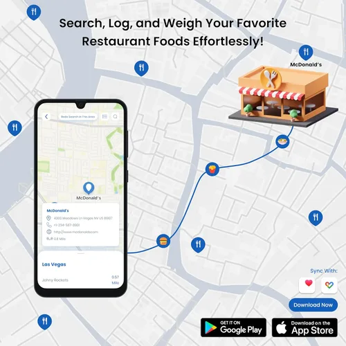 Vista 6 de Báscula nutricional - Báscula digital de alimentos de cocina con aplicación, báscula inteligente de alimentos para seguimiento de calorías