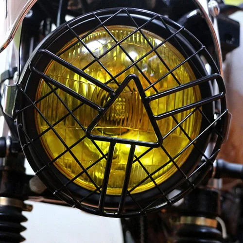 Vista 5 de Qiilu Triumph Scrambler 1200 - Cubierta para faros delanteros de motocicleta, protector de parrilla para faros delanteros de motocicleta, protector