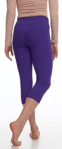Vista 3 de Lush Moda Leggings para mujer, cintura ultra alta, colores lisos, elásticos y suaves