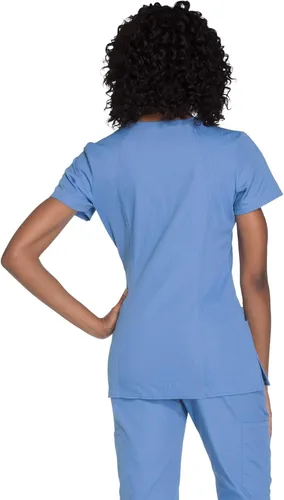 Vista 2 de Cherokee Workwear Originals - Camiseta de manga corta para mujer