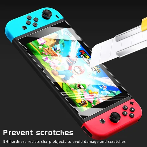 Vista 5 de oqpa Funda para Nintendo Switch con diseño de dibujos animados Kawaii divertida y divertida carcasa de juego para niños hombres niños bolsa