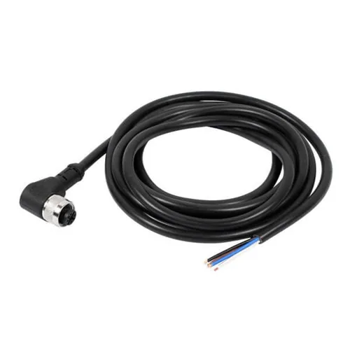 Vista 9 de Elecbee Conector M12 A-Code Cable sobremoldeado de ángulo recto de cabeza hembra única (cable de 3 pines de 16.4 ft/16.4 pies)