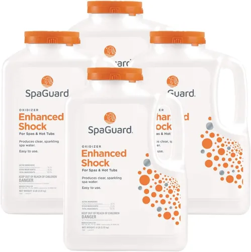 Vista 6 de SpaGuard Amortiguador mejorado (2 lb) Multipurpose Shock for Spas & Hot Tubs, Produces Clear & Sparkling Spa Water, Easy to Use, Removes