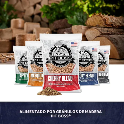 Vista 11 de Pit Boss 500FB2 Parrilla de pellets, negro mate - 11086