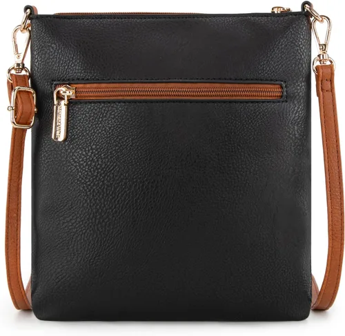 Vista 47 de Montana West Bolsos cruzados para mujer con múltiples bolsillos y correa ajustable