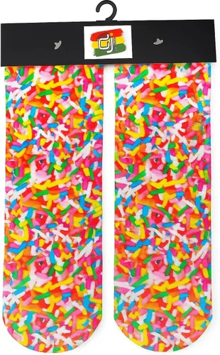Vista 29 de DJDesigns - Calcetines medianos para niños con impresiones 3D (para edades 5-9)