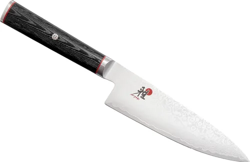Vista 4 de MIYABI Kaizen - Cuchillo de chef (6 pulgadas), color negro